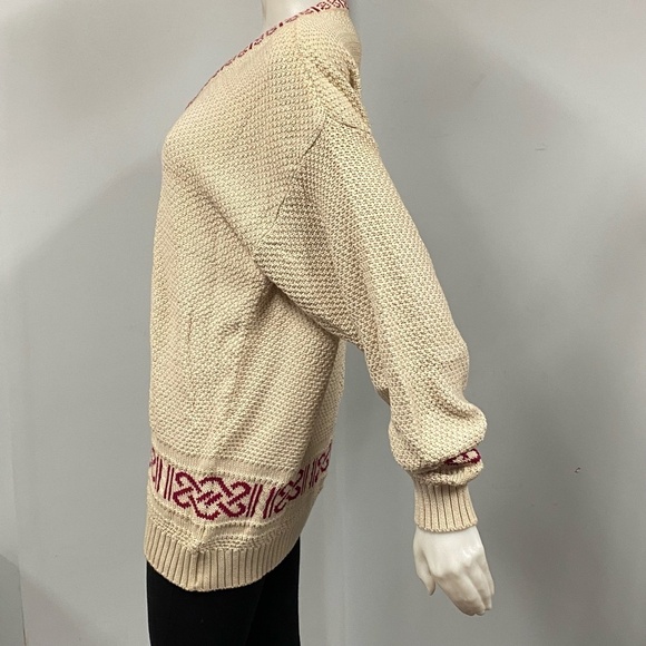 CHRISTIAN DIOR Chunky Knit Sweater, Vintage, EUC - Picture 4 of 9